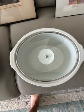 Hamilton Beach White Stoneware Crock Insert
